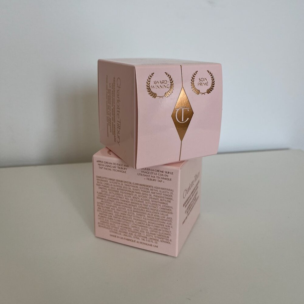 2 Brand New Charlotte Tilbury Magic Creams 50ml + Magic Serum Samples